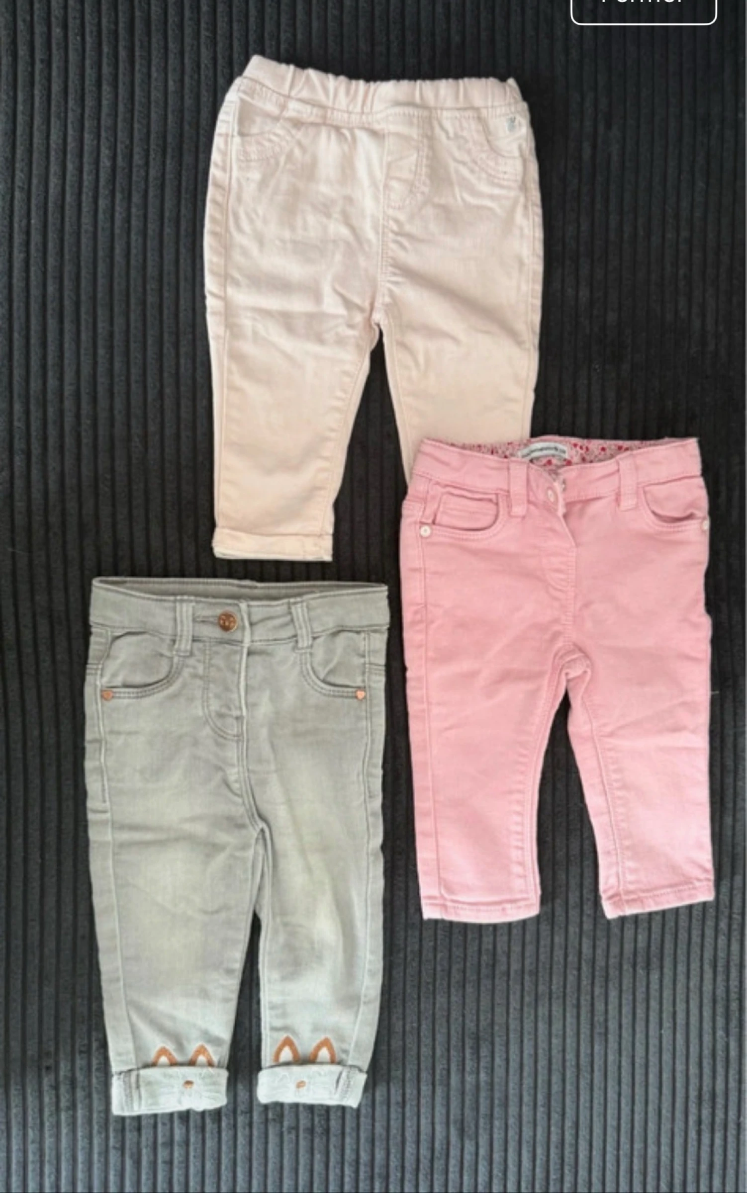 Lot jeans - 6 mois 